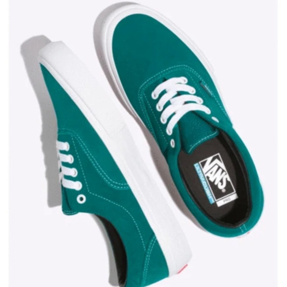 Vans Shoes Nwt Vans Era Pro Skateboard Green Suede Shoes Poshmark
